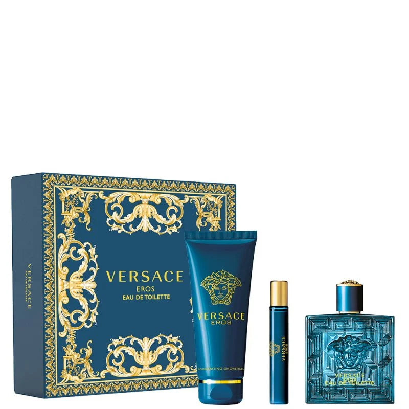 Set Versace Eros Hombre 100 ML + 150 ML Codigo Nuevo EDT